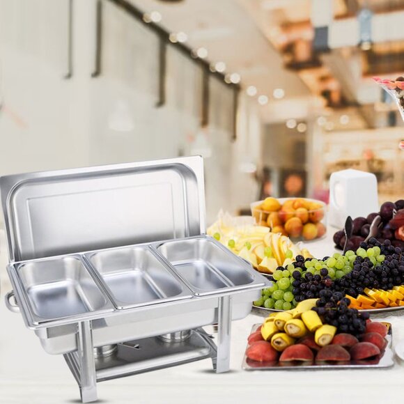 SOGA Triple Tray Chafing Dish - Picture 6 of 8